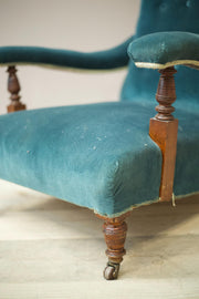 19th century Open armchair by Hampton and sons - TallBoy Interiors