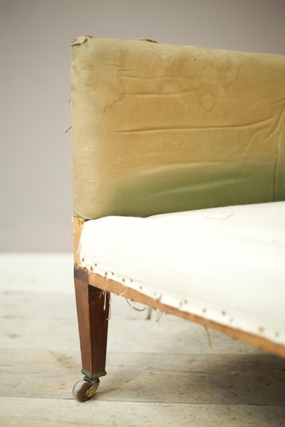 Early 20th century elegant square sided armchair