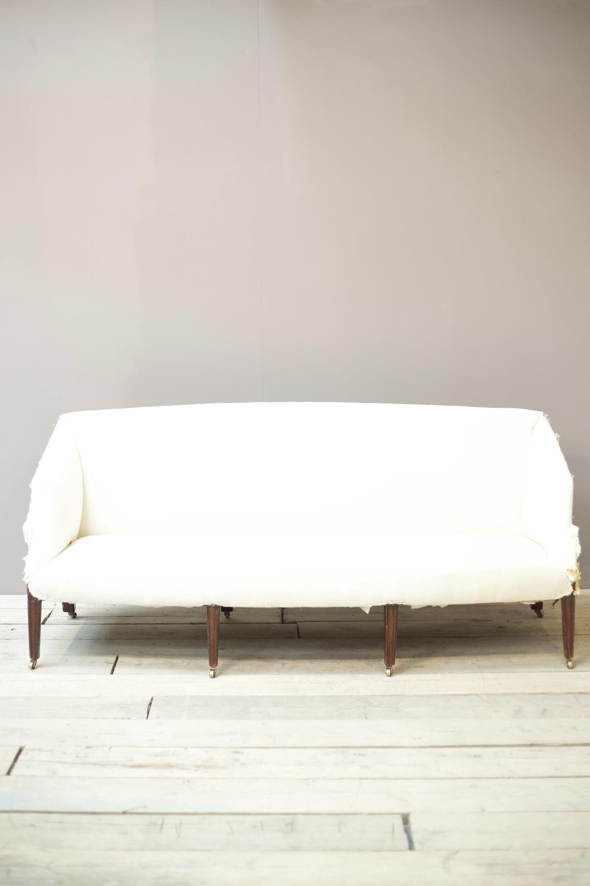 Georgian period sofa with angled sides - TallBoy Interiors