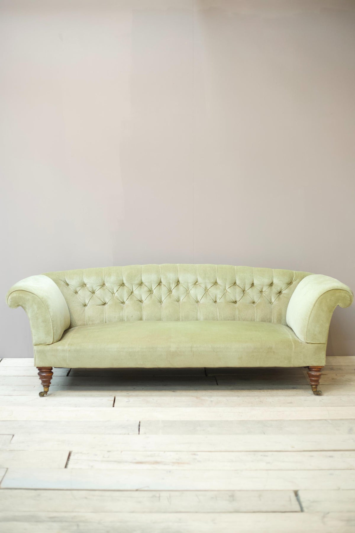 Victorian country house curved back sofa - TallBoy Interiors