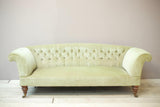 Victorian country house curved back sofa
