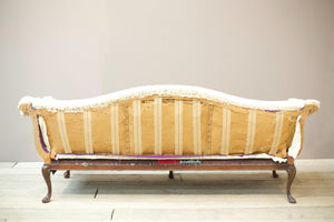 20th century Georgian style Camel backed sofa