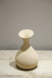 Studio pottery form vase - Sand