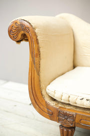 Regency period rosewood Chaise longue - TallBoy Interiors