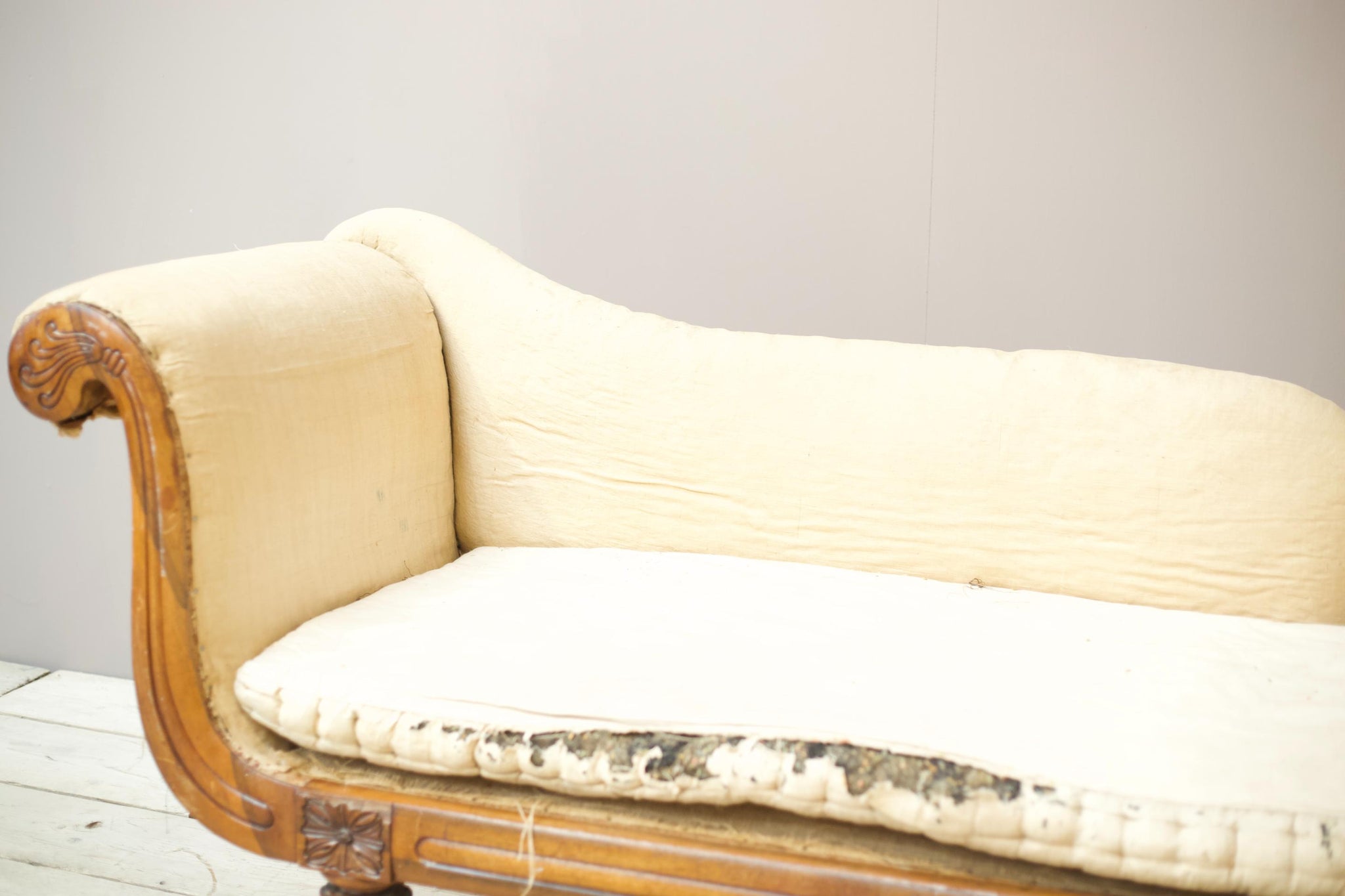 Regency period rosewood Chaise longue