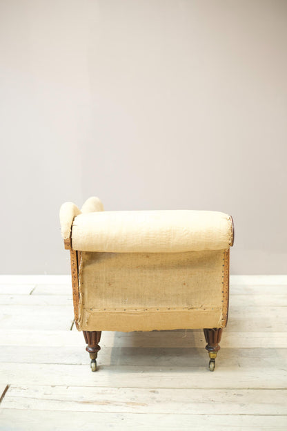 Regency period rosewood Chaise longue