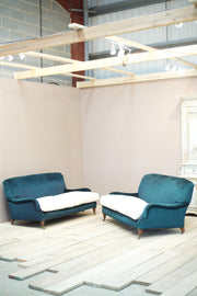 Pair of 20th century Howard and sons style sofas - TallBoy Interiors
