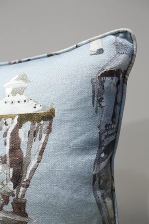 Indian elephant print cushion- 18inch