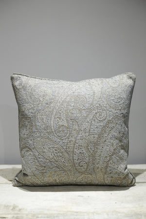 Kashmiri pattern light blue cushion - 20inch