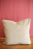 Ecru velvet scatter cushions - 18 inch