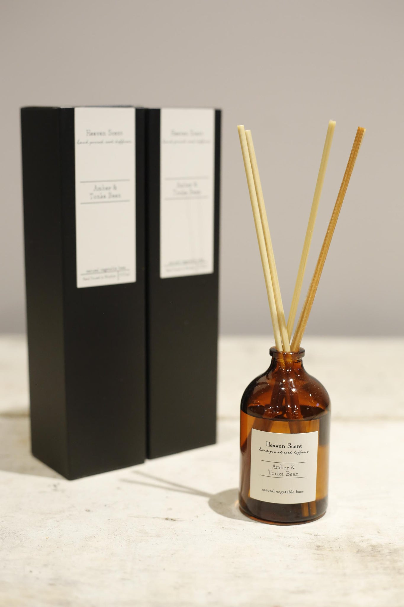 Heaven Scent reed diffuser- Amber & Tonka bean 100ml