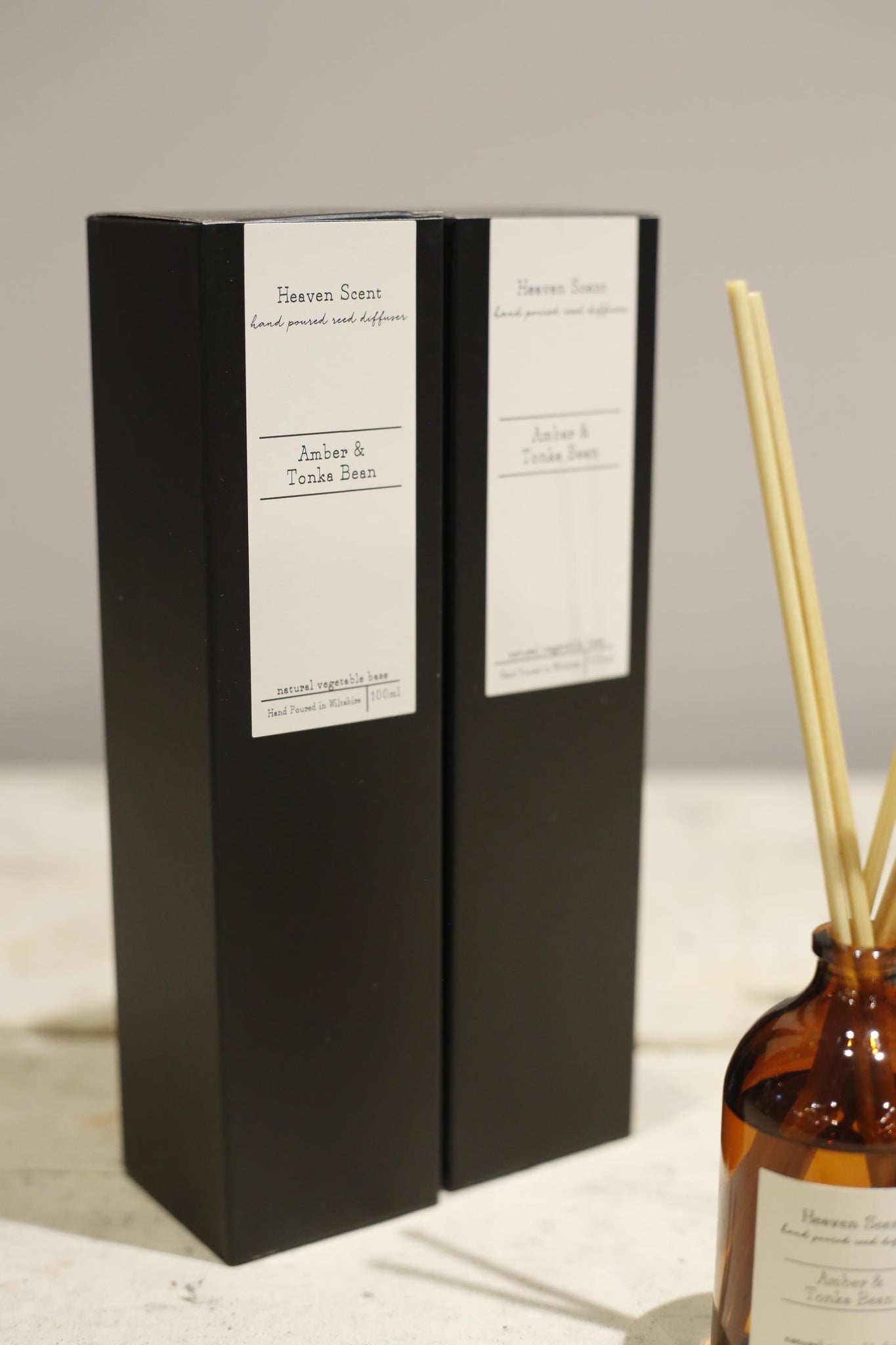 Heaven Scent reed diffuser- Amber & Tonka bean 100ml