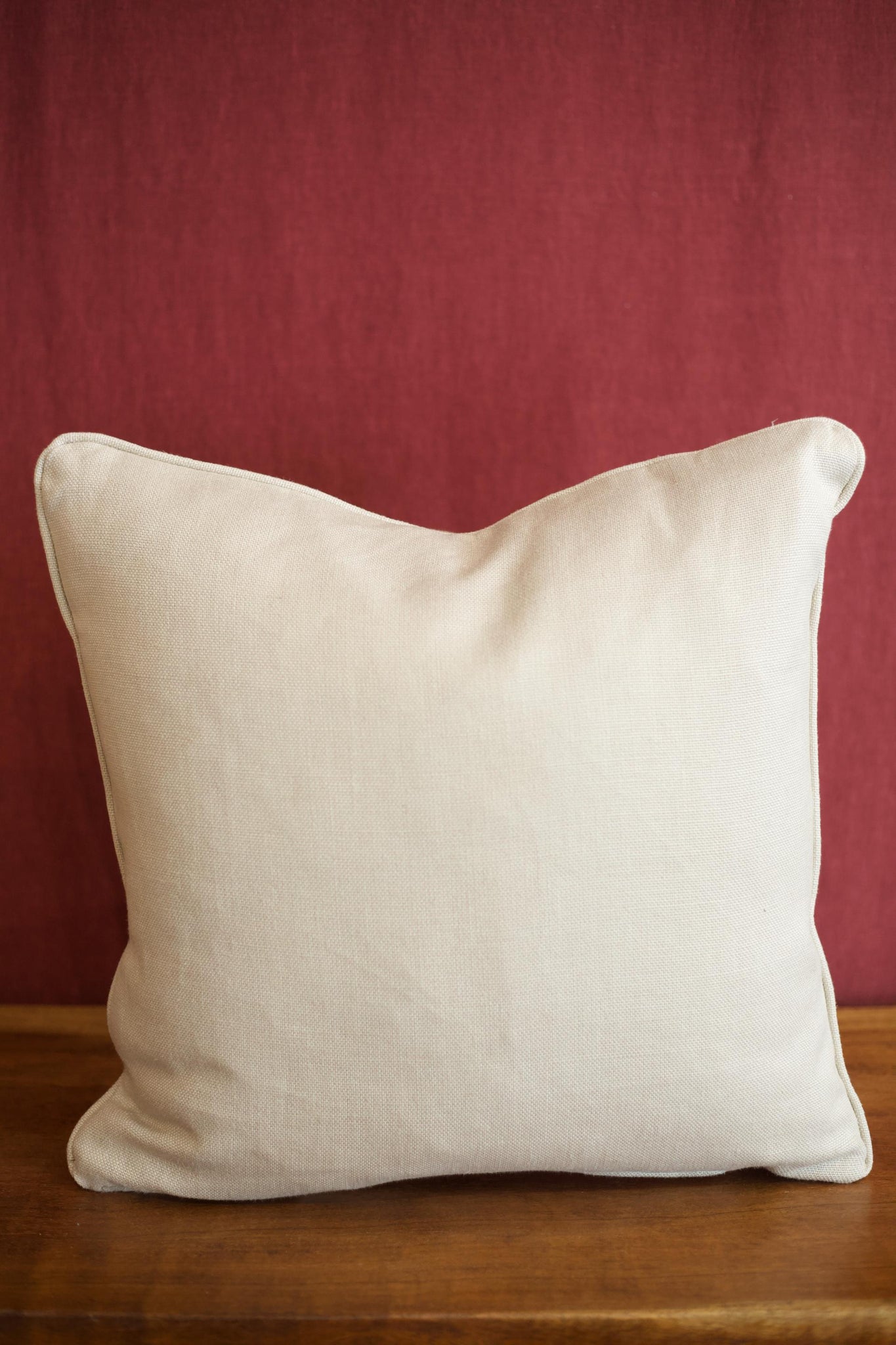 Cement grey linen scatter cushions - 20 inch