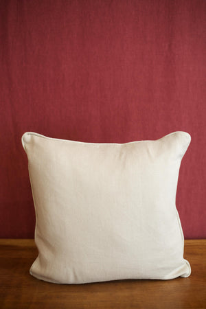 Cement grey linen scatter cushions - 18 inch