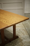 Pine Arts and crafts type dining table - TallBoy Interiors