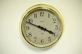 1940's Magneta brass cased station wall clock