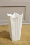 20th century White porcelain German vase #1 - TallBoy Interiors