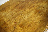 19th century French mahogany drapers table