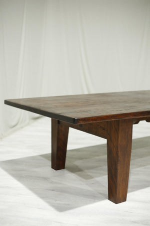 Antique 4m 1940's solid pine dining table