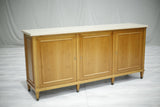 Antique Early 20th century French stone topped sideboard