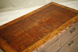 Georgian Burr walnut chest of drawers