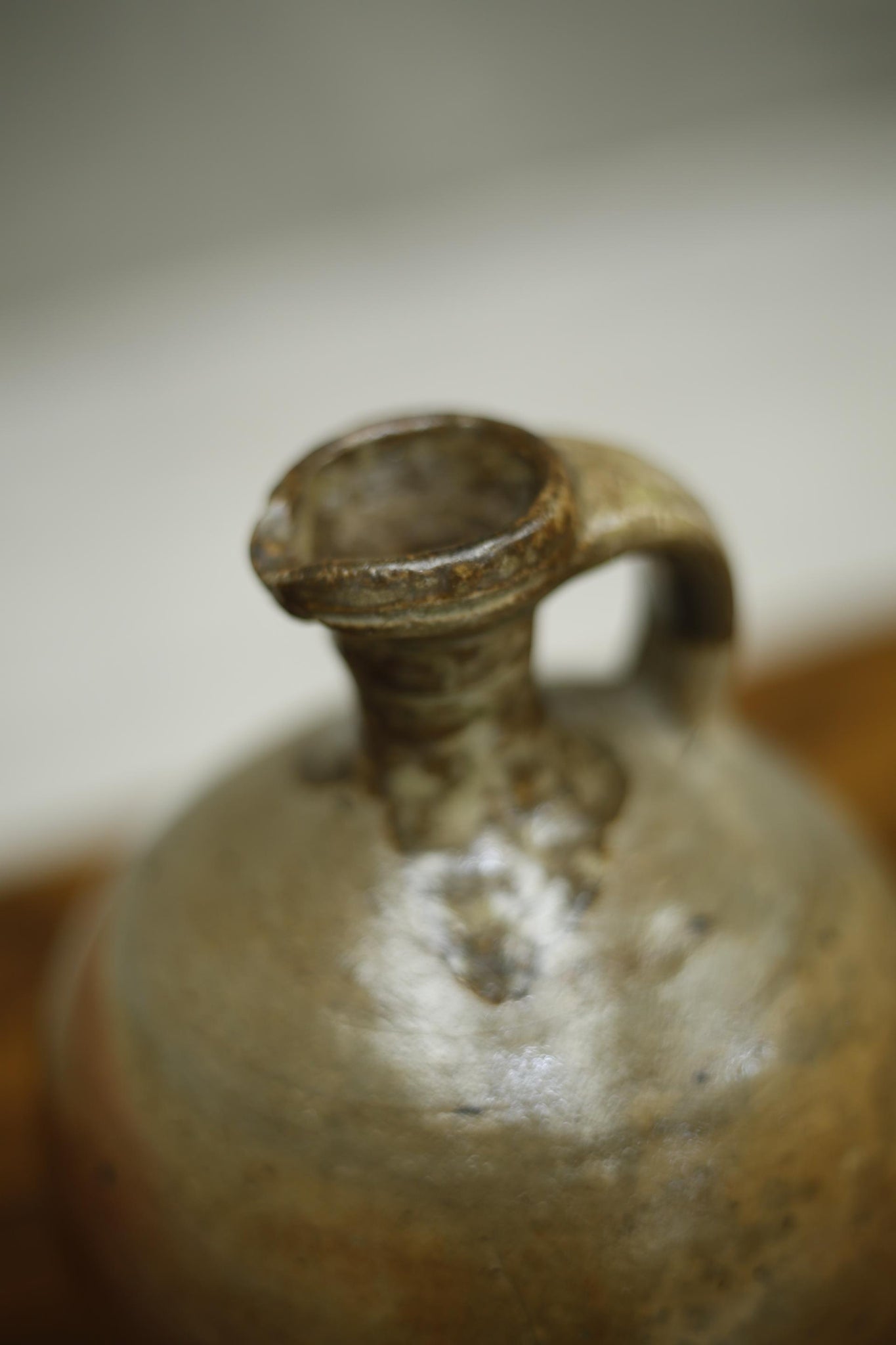 Early 20th century Nut oil jug No1