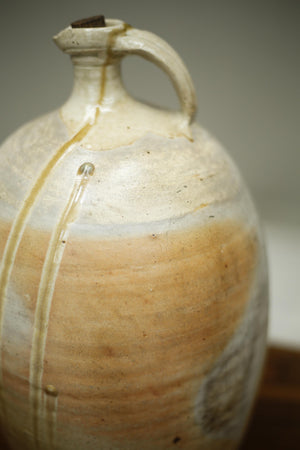 Early 20th century French Nut oil jug No2