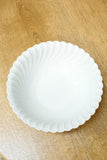 Vintage large white porcelain serving bowl