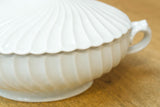 Vintage white porcelain lidded tureen dish