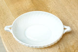 Vintage white porcelain lidded tureen dish