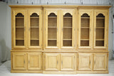 Large Mid 20th century French oak library cabinet