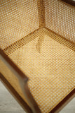 Early 20th century Mahogany and rattan armchair