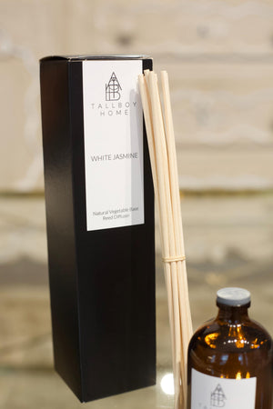 Natural Vegetable base Reed Diffuser - White Jasmin