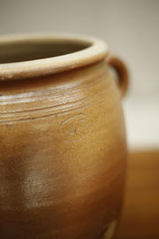 Early 20th century French confit pot - TallBoy Interiors