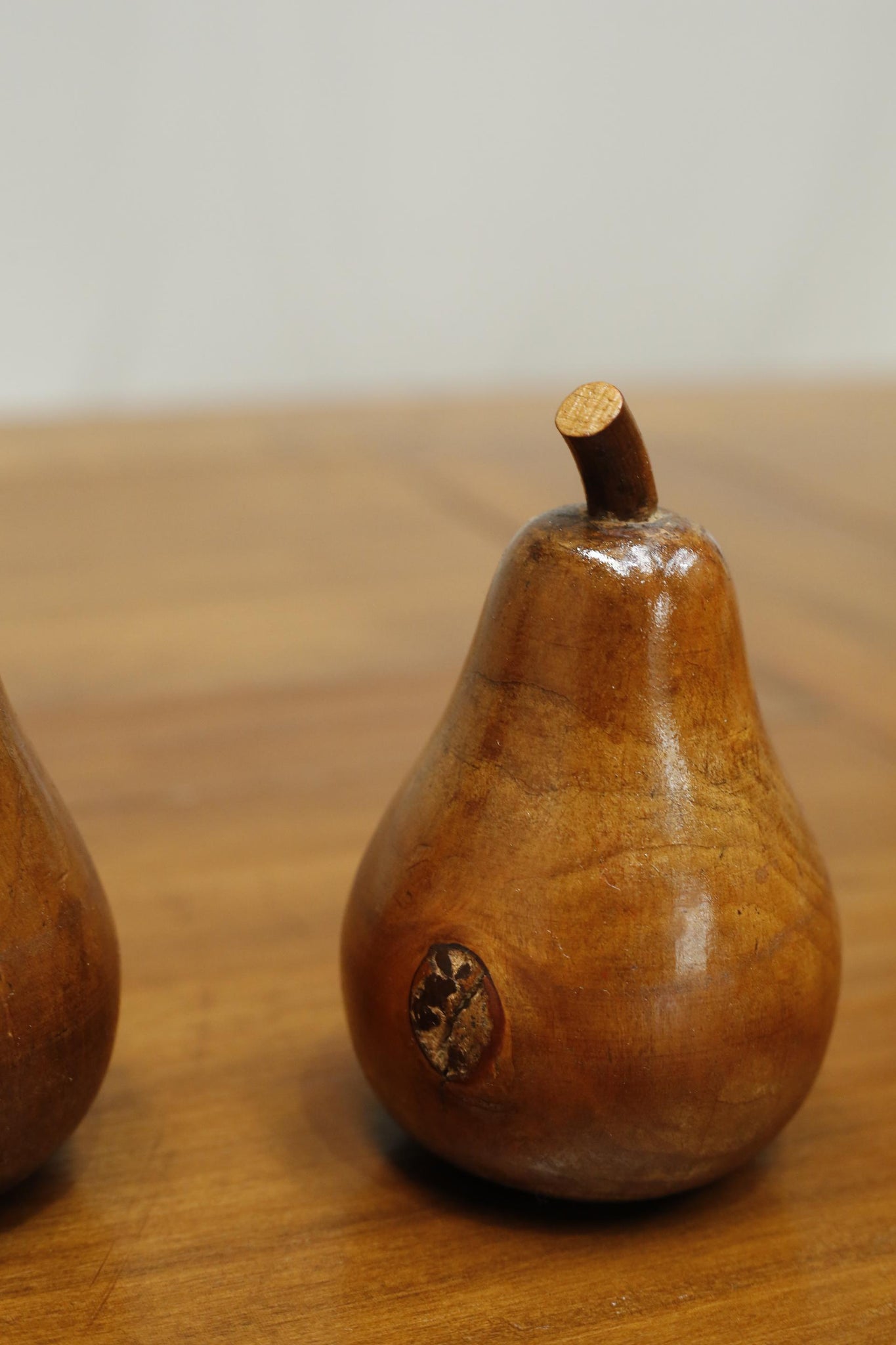 Collection of 20th century carved Fruit wood fruit
