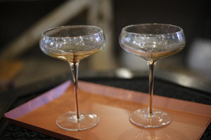 COCKTAIL GLASS 'AMBER' GLASS